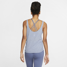 Nike Yoga Women's Ruched Tank - Blue