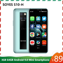 Original SOYES S10-H Mini Mobile Phone 3.5'' Screen 4G LTE 3GB RAM 64GB ROM Android 9.0 Face ID Unlock Smart Telefone Celulares