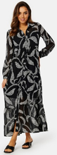 Happy Holly Issa long dress Black / Patterned 40/42