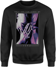Tupac Only God Can Judge Me Sweatshirt - Schwarz - S