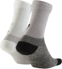 Jordan Older Kids' Cushioned Crew Socks (2 Pairs) - Black