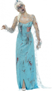 Zombie Frozen Elsa kostyme