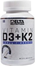 Delta Vitamin D3 + K2, 90 caps