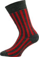 Real Socks Lava Flow Red/Grey Hverdagssokker 36-39