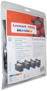 Peach Lexmark 100XL Blekkpatron 8-pk.