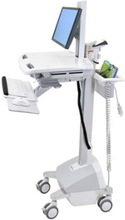 Ergotron Styleview Emr Cart With Lcd Pivot, Life Powered