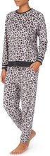 DKNY Lounge Life Jogger Set Leopard polyester X-Large Dame