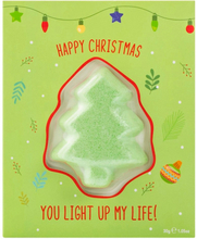 BubbleT Christmas Tree Fizzer Card You Light Up My Life - 50 g