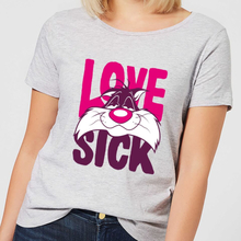 Looney Tunes Love Sick Sylvester Women's T-Shirt - Grey - S - Grey