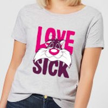 Looney Tunes Love Sick Sylvester Women's T-Shirt - Grey - S - Grey