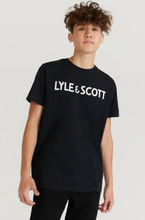 Lyle & Scott T-shirt Text Tee Vintage Svart