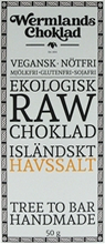 WerChoklad RAW Isländskt Havssalt 50 gram