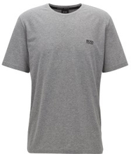 BOSS Mix and Match T-shirt With Logo Grå bomull Small Herr