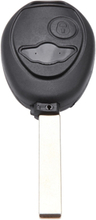 KKmoon Ungeschnittenes Blatt Blank Schlüssel Hülle Key Cover für Funkfernbedienung für BMW Mini Cooper R50 R53