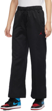 NIKE Air Jordan Damen Freizeit-Hose lockere Stoff-Hose mit weitem Bein Heritage Woven Pants Schwarz