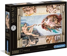 Puslespill 1000 Michelangelo - Creation of Man