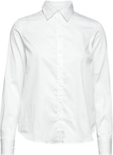 "Mmmartina Shirt Tops Shirts Long-sleeved White MOS MOSH"