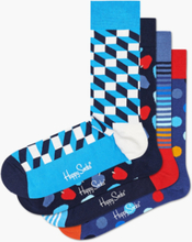 Happy Socks - 4-Pack Navy Socks Gift Set - Blå - 41-46