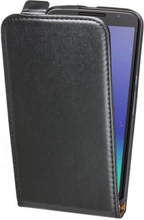 Motorola Google Nexus 6 Case - Slim FlipCase - PU-Leder - schwarz