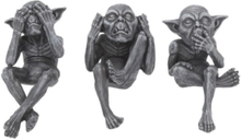 Three Wise Goblins - Tre Små Nissefigurer 12 cm