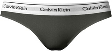 Calvin Klein Trosor Modern Cotton Field Olive Thong Oliv Medium Dam