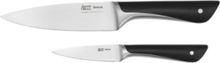 Jamie Oliver Knife Set 2Pcs Home Kitchen Knives & Accessories Knife Sets Black Jamie Oliver Tefal