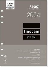 Påfyllning av agenda Finocam Open R1097 2024 Vit 15,5 x 21,5 cm