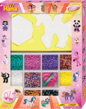 HAMA - Midi Beads Open Giftset 7200 beads - Pink