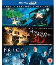 The Green Hornet 3D / Priest 3D / Resident Evil: Afterlife 3D