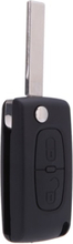 Flip Remote-Schlüssel-Hülle für PEUGEOT 207 307 307 s 308 407 607 mit 2 Tasten