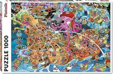 Piatnik Puzzle 1000 raikas, vaaleanpunainen merirosvot PIATNIK PIATNIK