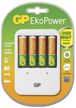 GP Chargeur piles rechargeables + 4 piles AA 1300 mAh GP BATTERIES