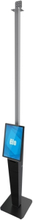 Elo Wallaby Pro Self-Service - Monteringssats (2 poler, pålkopplare, lower pole bracket, upper pole bracket, escutcheon plate) - svart/silver