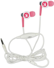 Playboy - 3,5mm Stereo In-Ear Headset - Weiss / Pink