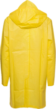 RAINS Hooded Coat Regen-Mantel farbenfrohe Regen-Jacke Damen Outdoor-Jacke Gelb