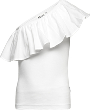 Rebecca T-shirts Short-sleeved Hvit Molo*Betinget Tilbud