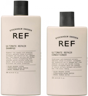 REF Ultimate Repair Shampoo 285ml + Conditioner 245ml + Fiber Mousse 75ml BOX