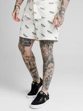 Repeat Print Swimshorts Off White (S)