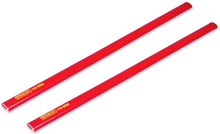 Set 2 matite rosse mina tenera falegname carpentiere professionale 0-93-931