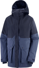 Salomon Women's Snow Rebel Jacket MOOD INDIGO/NIGHT SKY/ Skijakker fôrede M