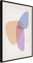 Inramad Poster / Tavla - Pastel Sets II