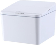 EXPED SMART Desktop Smart Induction Electric Storage Box Car Trash Can, Colour: 4L Charge Version (White)