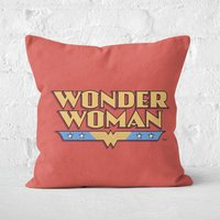 DC Cushions Retro Wonder Woman DC 40x40cm Square Cushion Square Cushion - 50x50cm - Soft Touch
