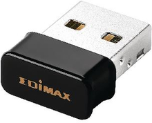 Edimax 2-i-1 N150 Wi-Fi & Bluetooth 4.0 Nano USB-adapter 2,4 GHz Svart