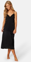 ONLY Ghita S/L Satin Lace Nighgown Black XS