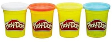 Play-Doh Leklera 4 st burkar (Klassiska Färger)
