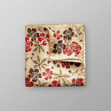 Eton Beige näsduk med mönster av blommor & blad