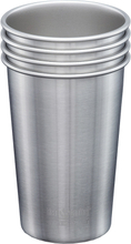 Klean Kanteen - Steel pint kopp 473 ml 4 stk børstet stål