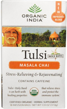 Tulsi Heiliges Basilikum Tee, Masala Chai, 18 Infusion Säcke (37,8 g) - Organic India
