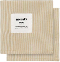 Meraki - Verum kjøkkenhåndkle 55x75 cm 2 stk off white/safari